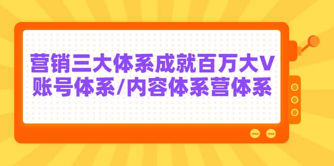 7天线上营销系统课第二十期，营销三大体系成就百万大V-启创网