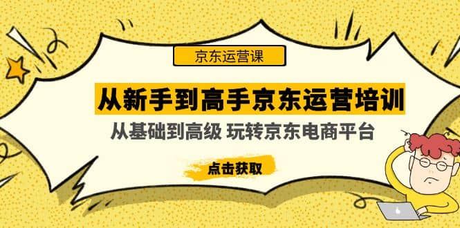 从新手到高手京东运营培训：从基础到高级 玩转京东电商平台(无水印)-启创网