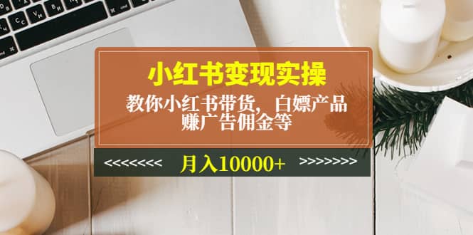 小红书变现实操：教你小红书带货，白嫖产品，赚广告佣金等-启创网