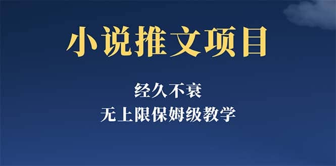 经久不衰的小说推文项目，单号月5-8k，保姆级教程，纯小白都能操作-启创网