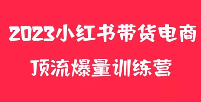 小红书电商爆量训练营，月入3W ！可复制的独家养生花茶系列玩法-启创网