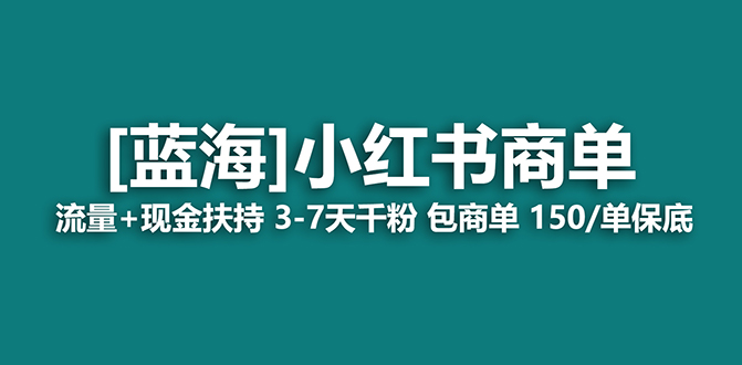 【蓝海项目】小红书商单项目，7天就能接广告变现，稳定一天500 保姆级玩法-启创网