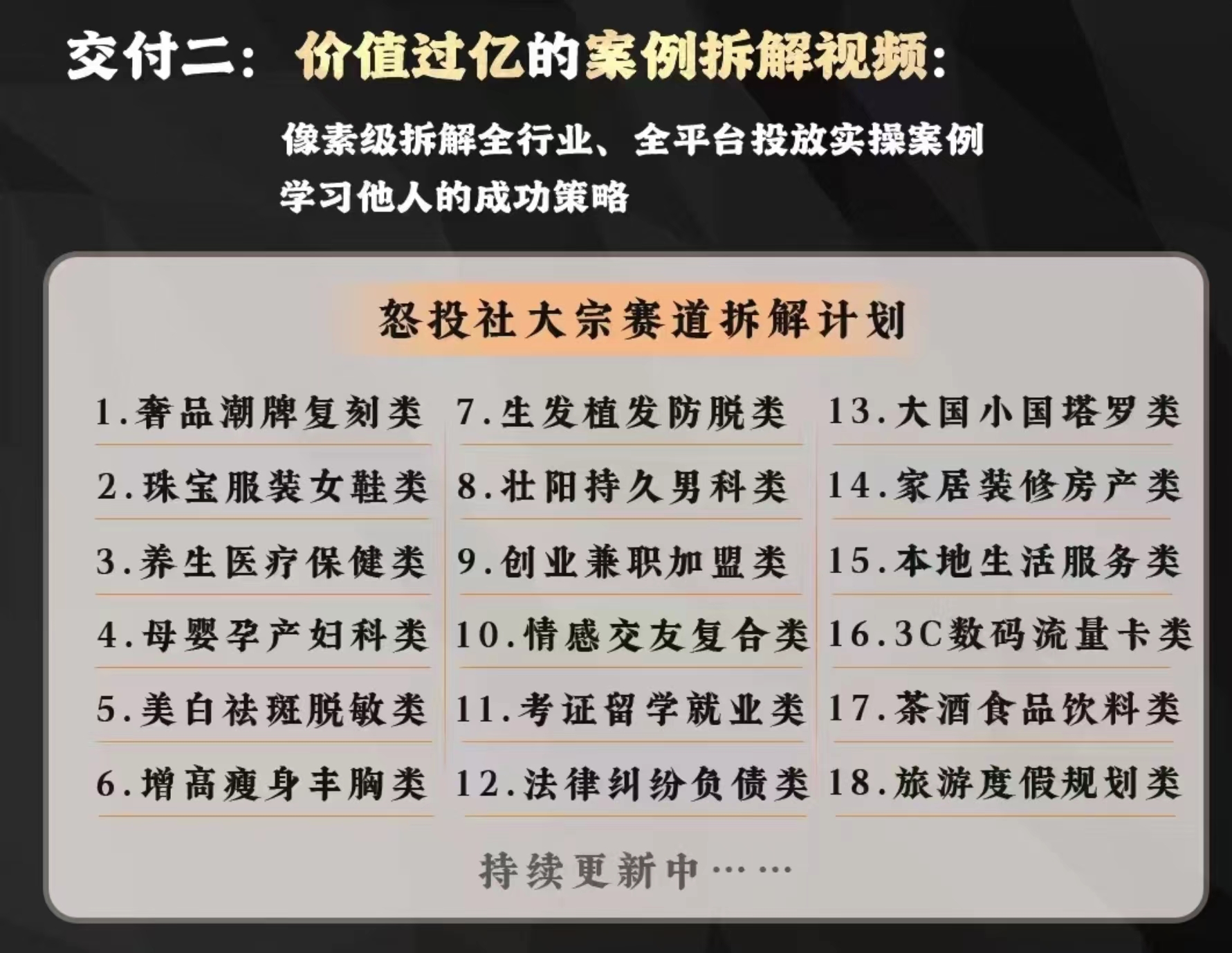 图片[2]-抖音AD户付费投流保姆级教学，可降低15%–50%获客成本包教会，玩转投放，用钱换钱！联系自己的客服进群，进群的同学所有的截流工具免费使用！-启创网